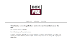 Desktop Screenshot of boxwino.com